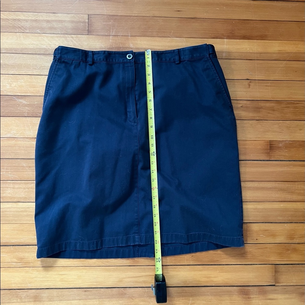 Elastic extendable waist, chino cotton , skirt